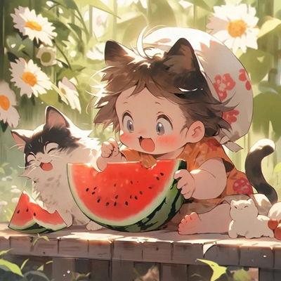 吃瓜萌美少女,探寻青春的甜蜜滋味